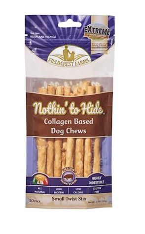 Nothin' to Hide - 10" Twist Stix 10-Pack - Bacon Flavor Nothin' to Hide - 10" Twist Stix 10-Pack - Bacon Flavor