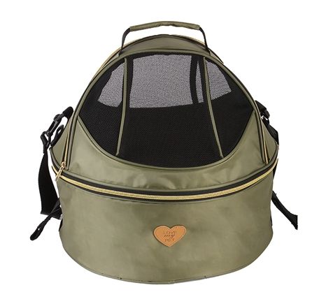 Pet Life 'Air-Venture' Dual-Zip Airline Approved Panoramic Circular Travel Pet Dog Carrier Pet Life 'Air-Venture' Dual-Zip Airline Approved Panoramic Circular Travel Pet Dog Carrier