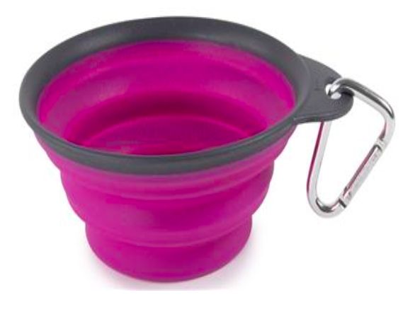 Dexas Collapsible Travel Cup with Carabiner
