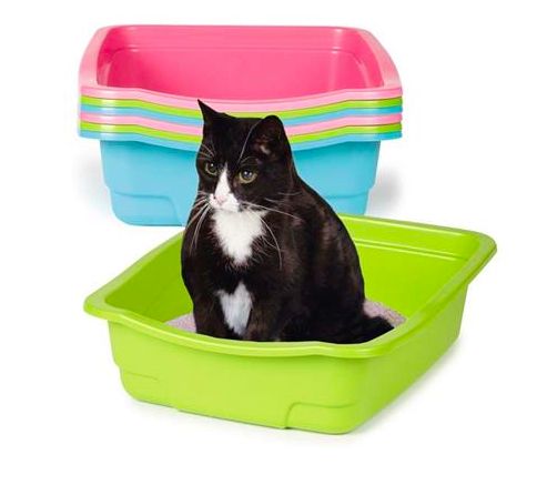 Savvy Tabby Plastic Litter Pan