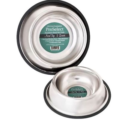 ProSelect X-Super Heavy Non-Tip Stainless Steel Bowl