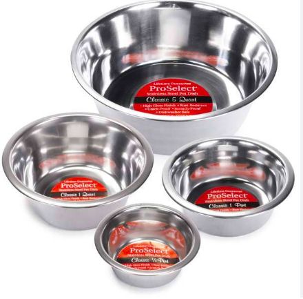ProSelect Classic Stainless Steel Bowls ProSelect Classic Stainless Steel Bowls
