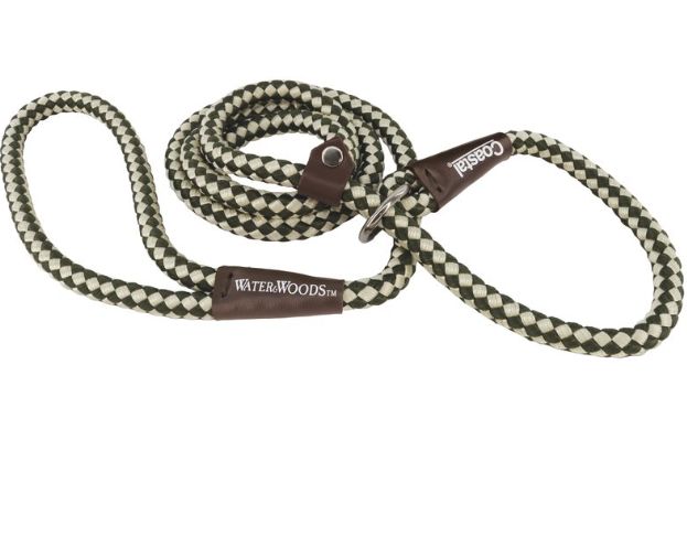 Water &amp; Wood Braided Rope Slip Leash