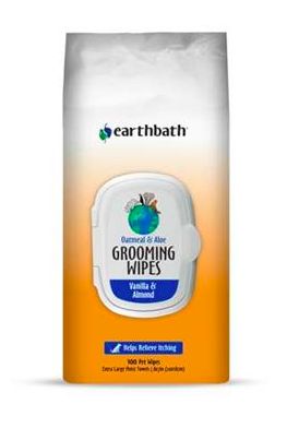 Earthbath Oatmeal &amp; Aloe Grooming Wipes (100 ct.)