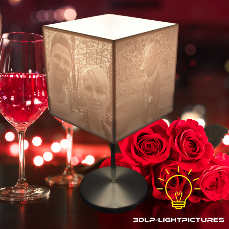 3D Fotolampe personalisiert - Fotolampe Jahrestag - Fotolampe Geburtstag - Fotolampe Hochzeitsgeschenk - Fotolampe Liebesbeweis - Andenken