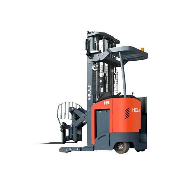 Montacargas Pasillo Angosto Reach Sencillo Operador Parado Eléctrico Litio (1.8 Ton) G Series