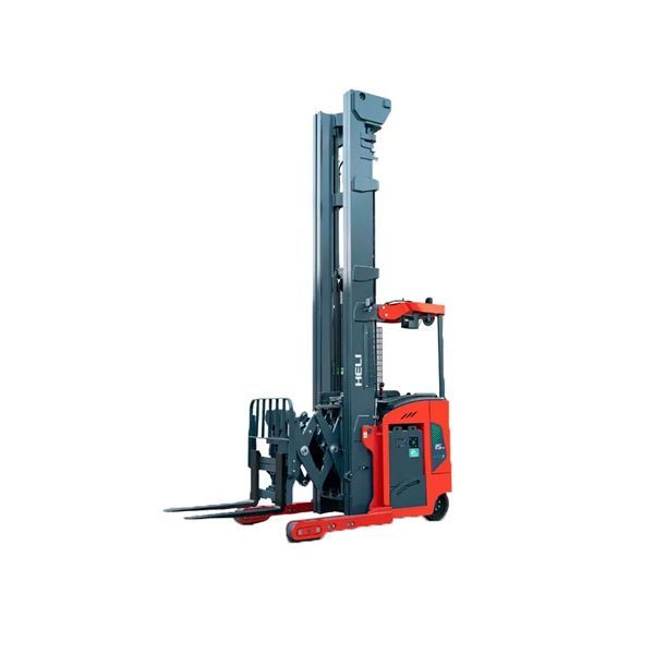 Montacargas Pasillo Angosto Reach Doble Operador Parado Eléctrico Litio (1.5 Ton) G Series