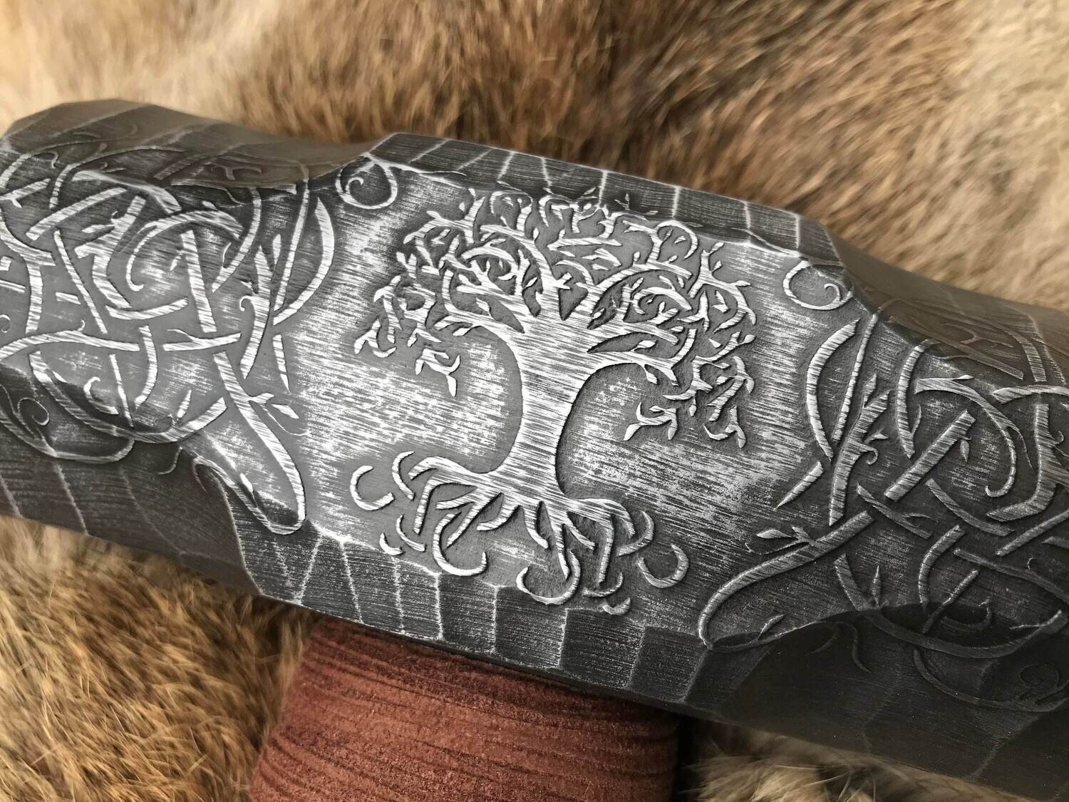 Large Viking Yggdrasil Hammer