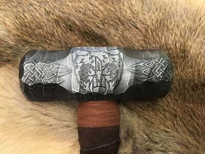Bear Mjolnir Hammer- Engraved