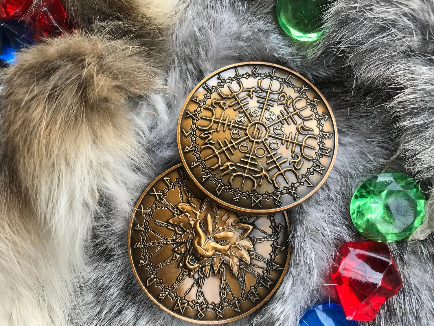Fenrir Lord of Wolves Challenge Coin