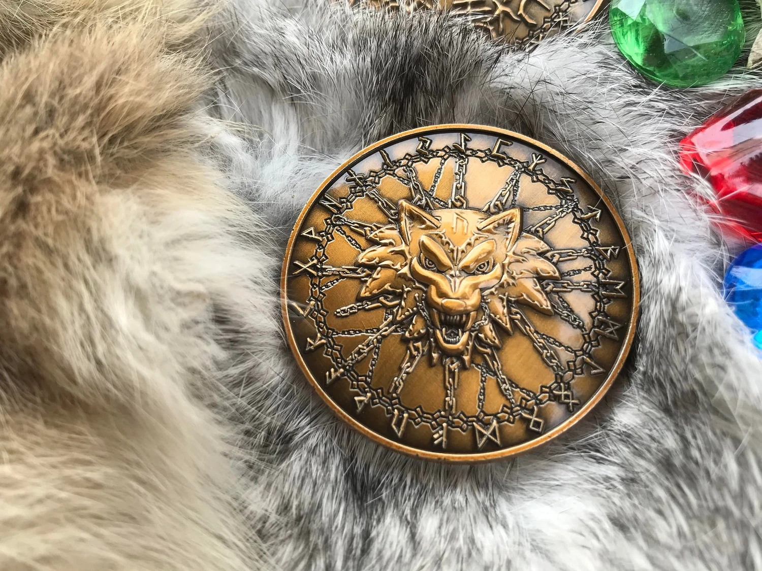 Fenrir Lord of Wolves Challenge Coin