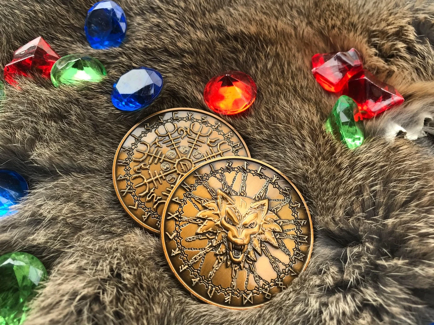 Fenrir Lord of Wolves Challenge Coin
