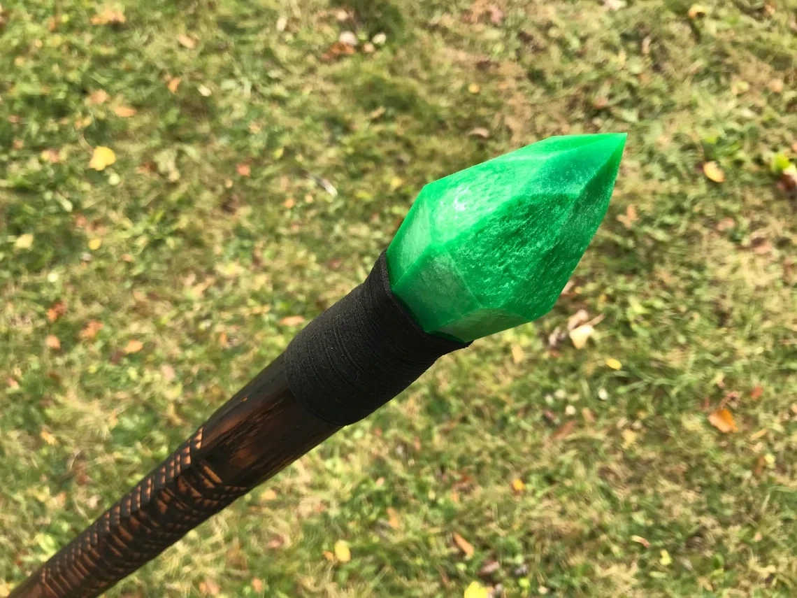 Jade Dragon Wizard Staff