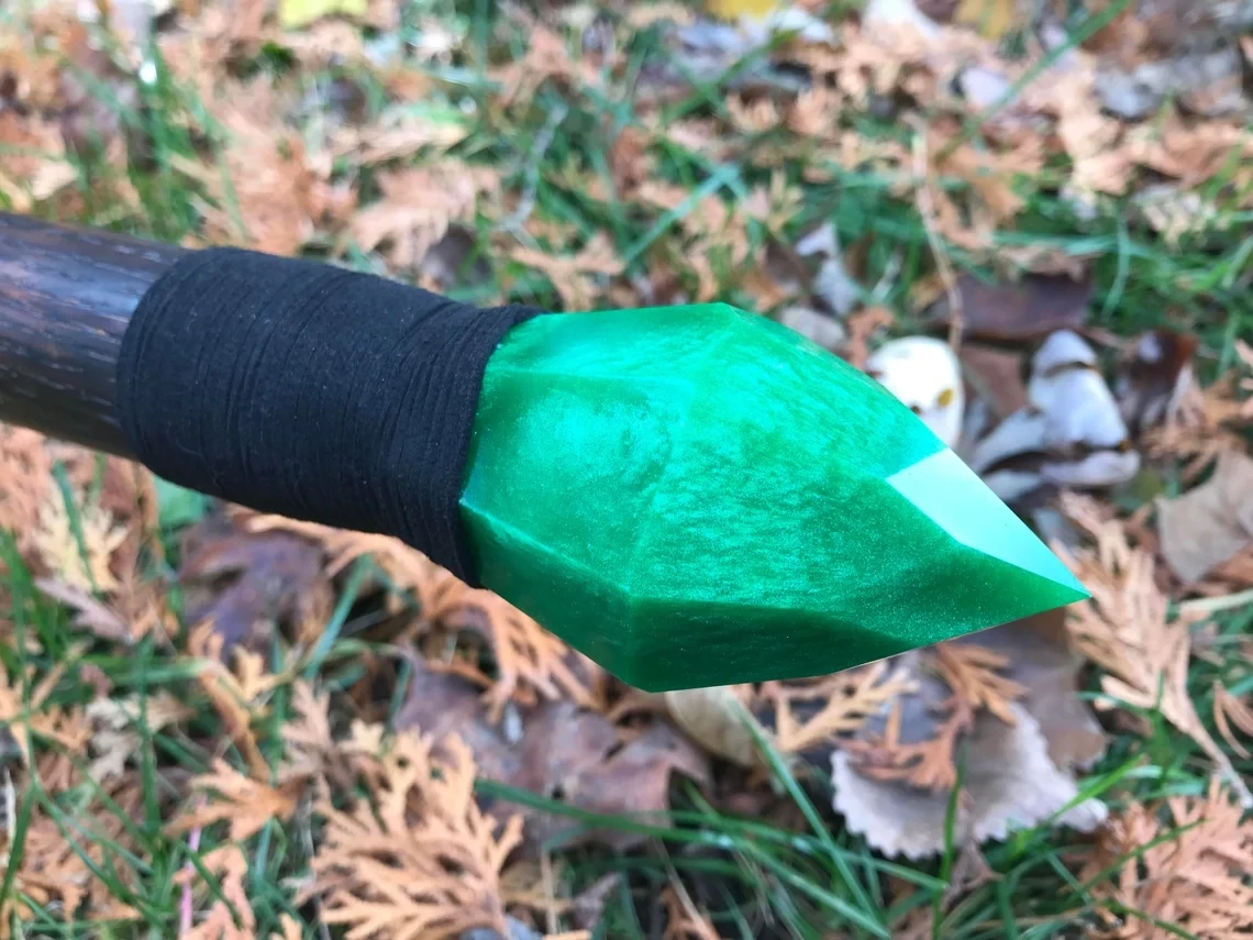 Jade Dragon Wizard Staff