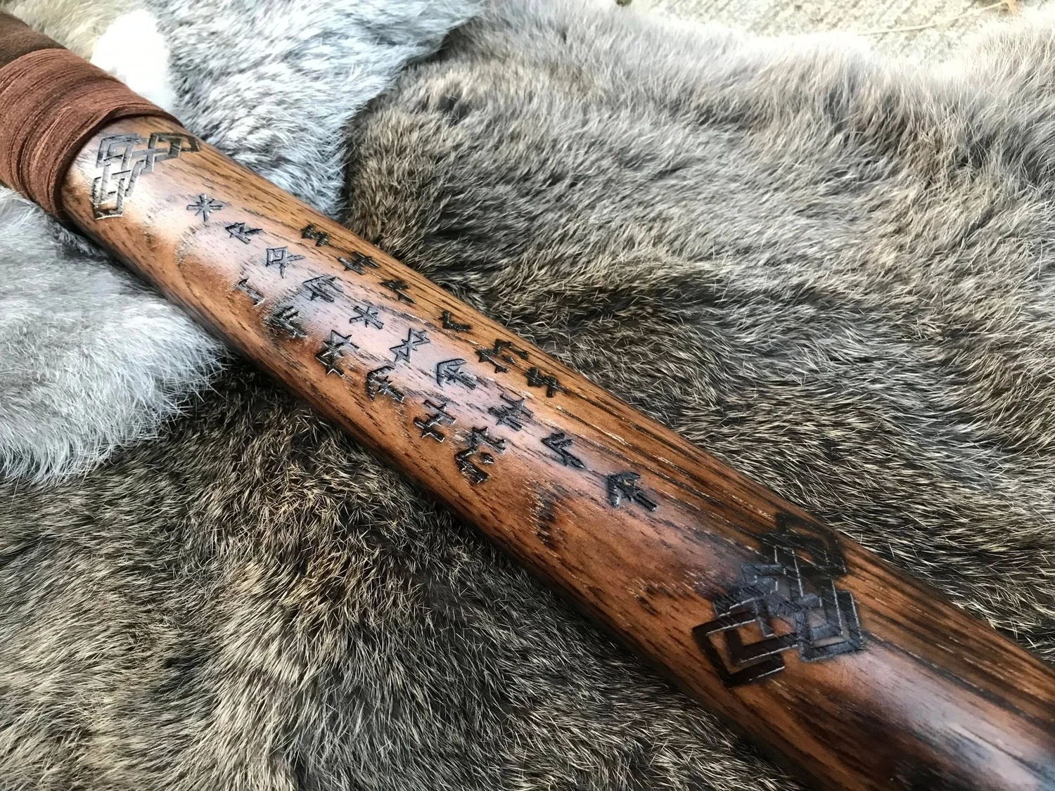 Viking Bear Berserker Maul- Hand Engraved