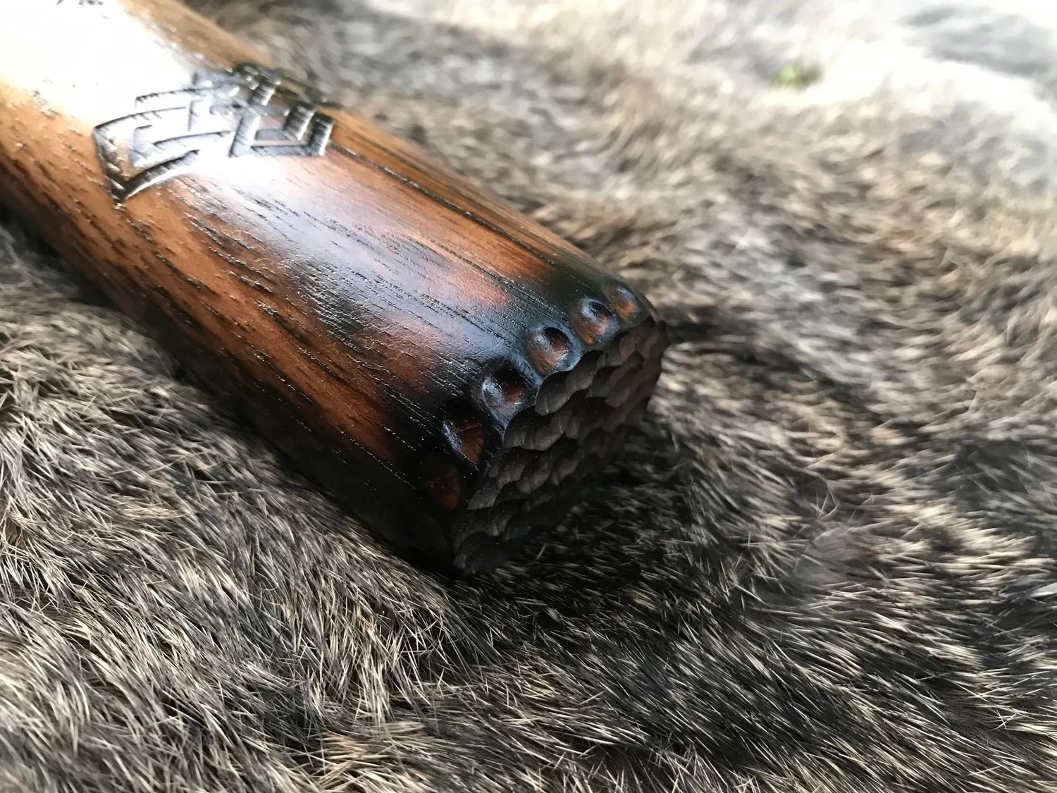 Viking Bear Berserker Maul- Hand Engraved