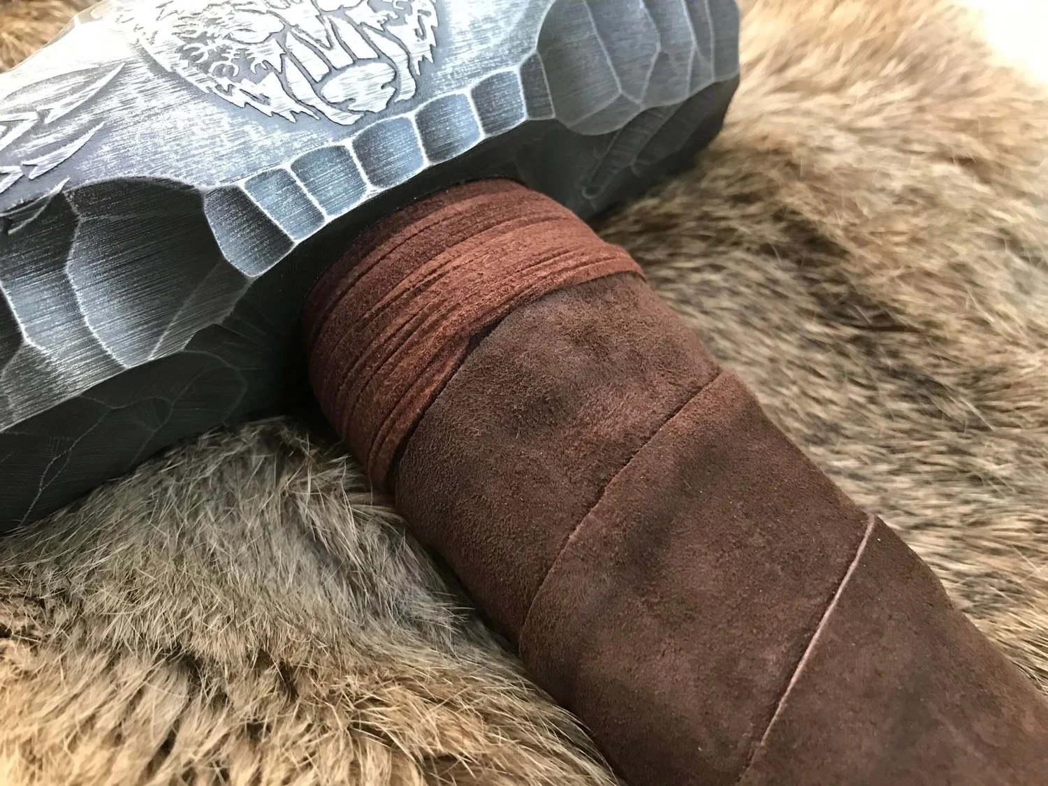 Viking Bear Berserker Maul- Hand Engraved