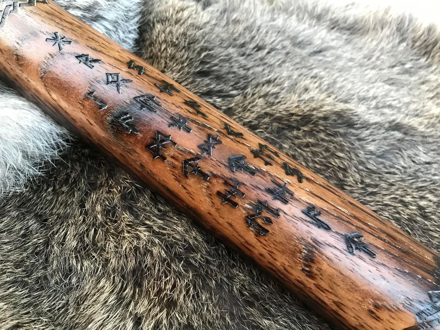 Viking Bear Berserker Maul- Hand Engraved