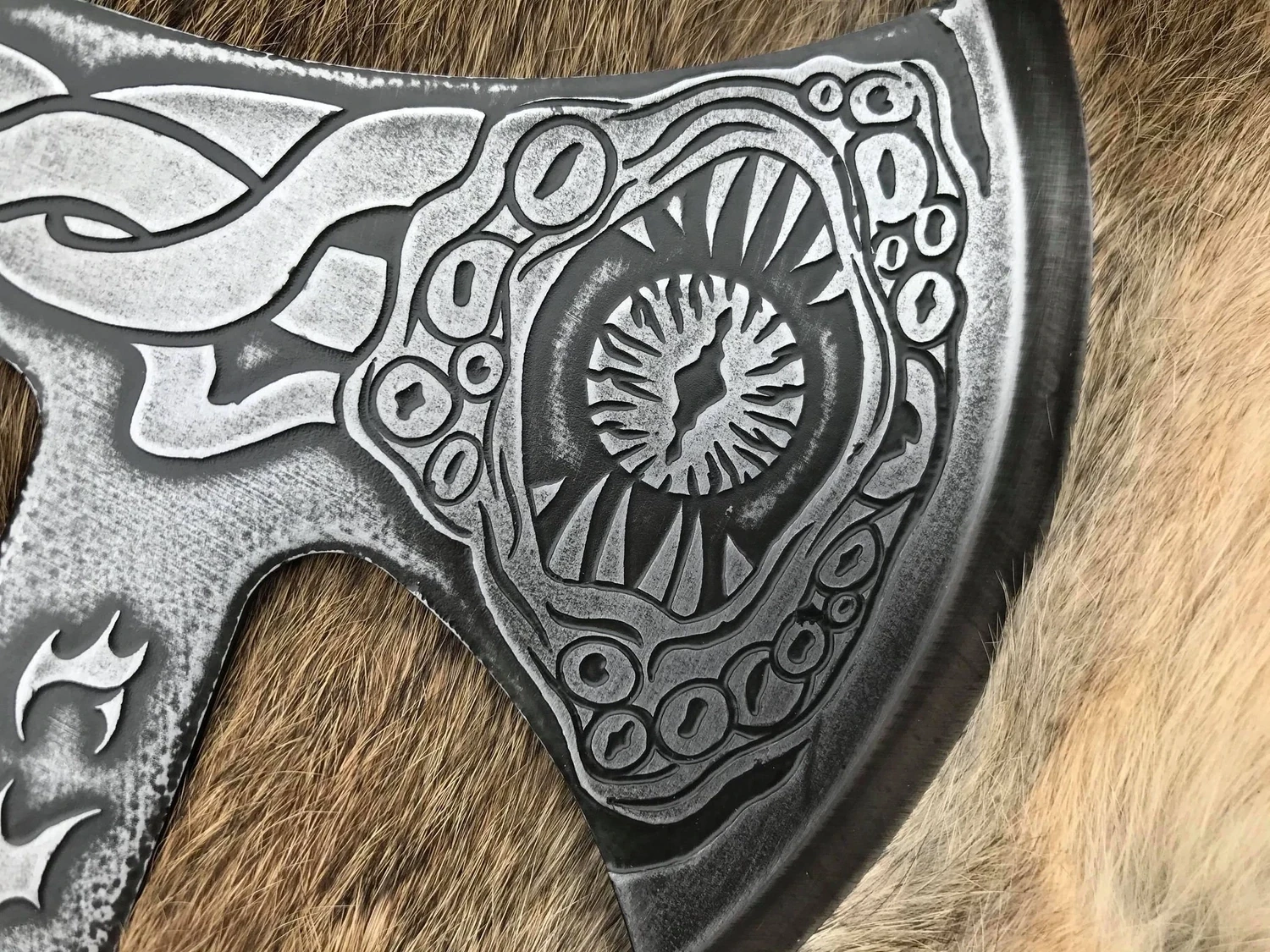 Eldritch Horror-Lovecraft Inspired  Tomahawk (Modified Cold Steel Recon)