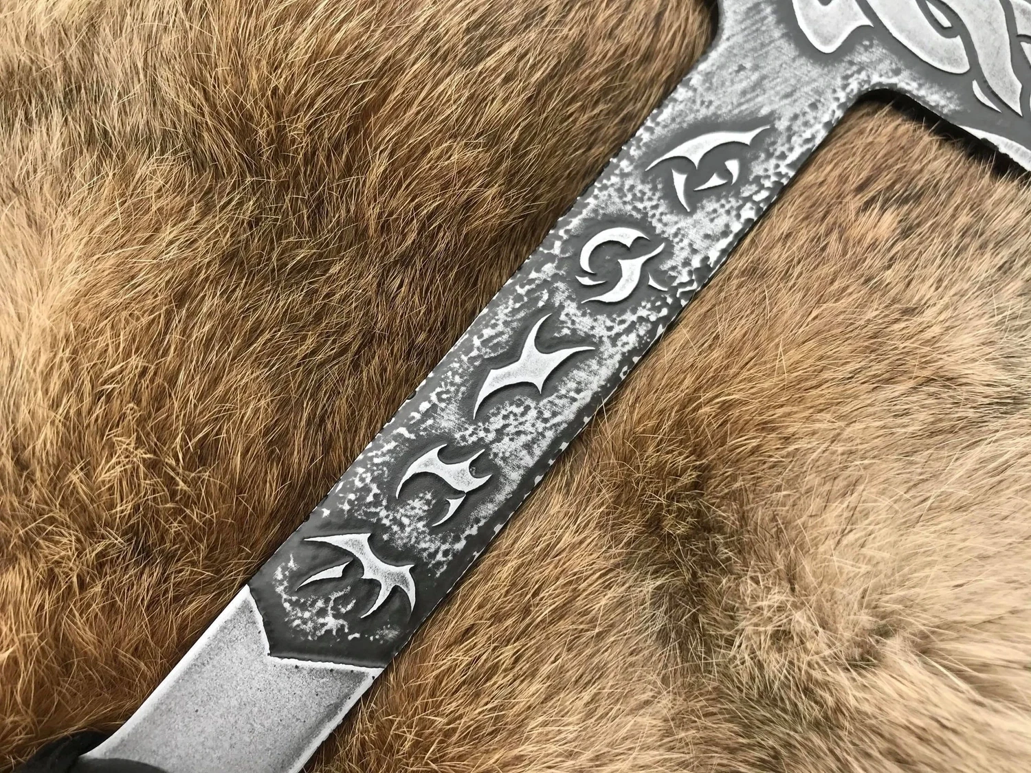 Eldritch Horror-Lovecraft Inspired  Tomahawk (Modified Cold Steel Recon)