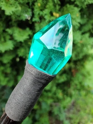 Teal Wizard Staff of Conjuration