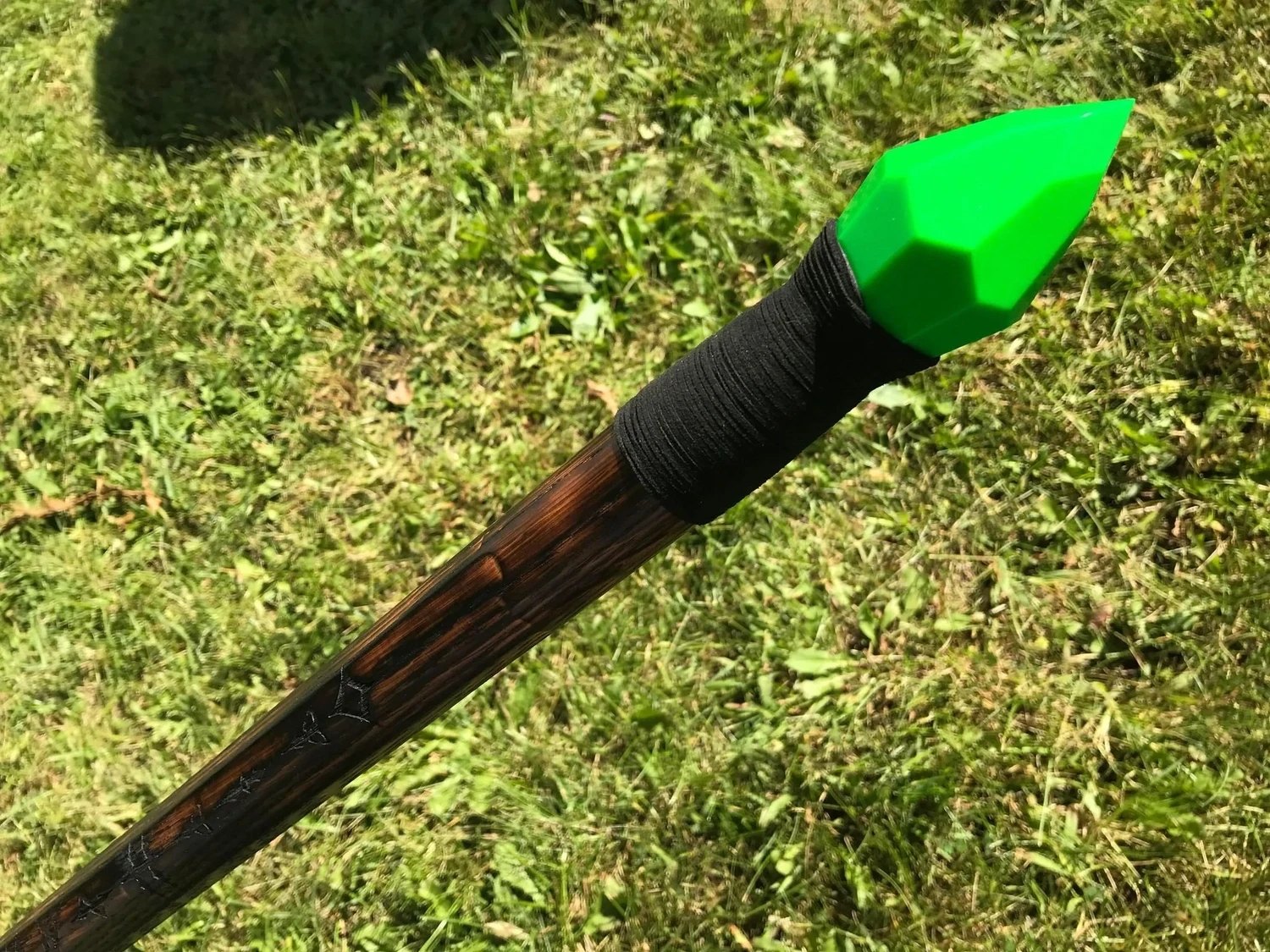 Neon Green Wizard Staff of Poison