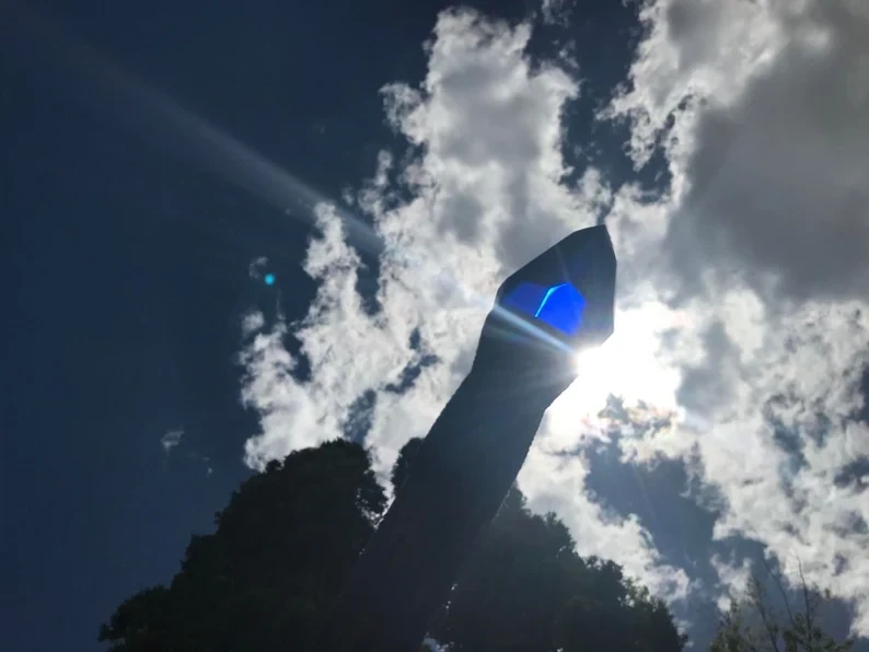 Blue Wizard Staff of Lightning