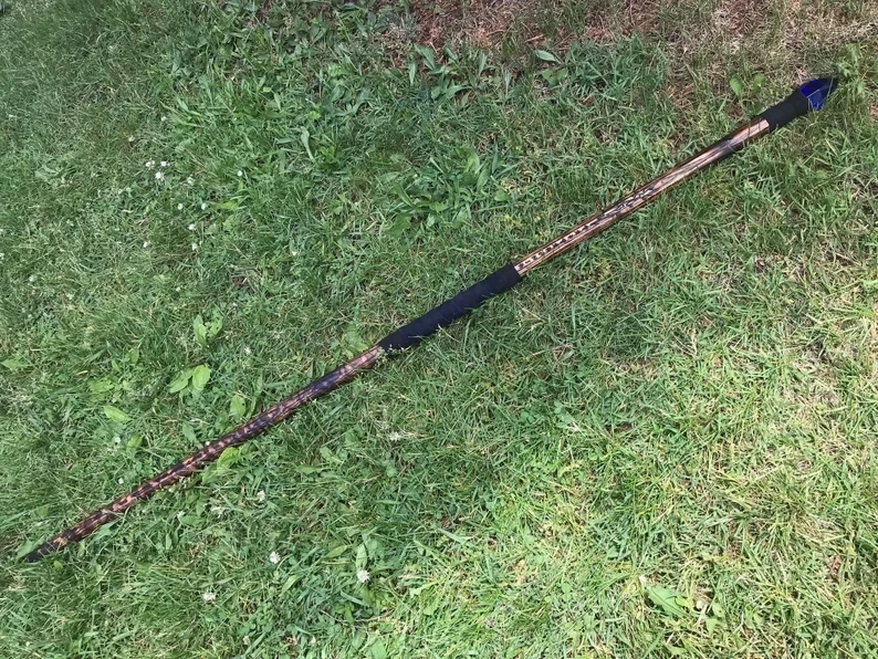 Blue Wizard Staff of Lightning