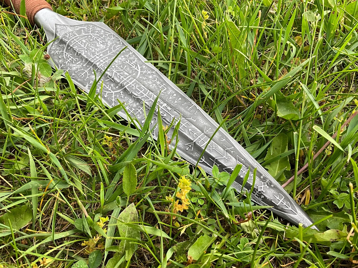 Stave Rune Viking Spear Of Tyr-Engraved