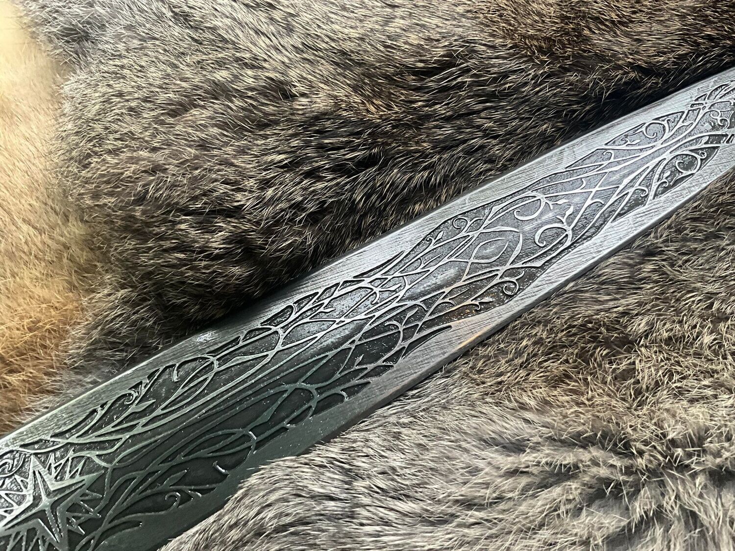 Elven Themed -Customized Cold Steel- Arkansas Toothpick