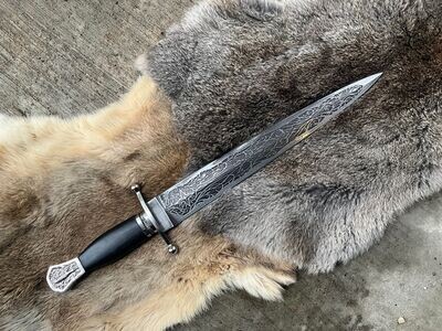 Elven Themed -Customized Cold Steel- Arkansas Toothpick