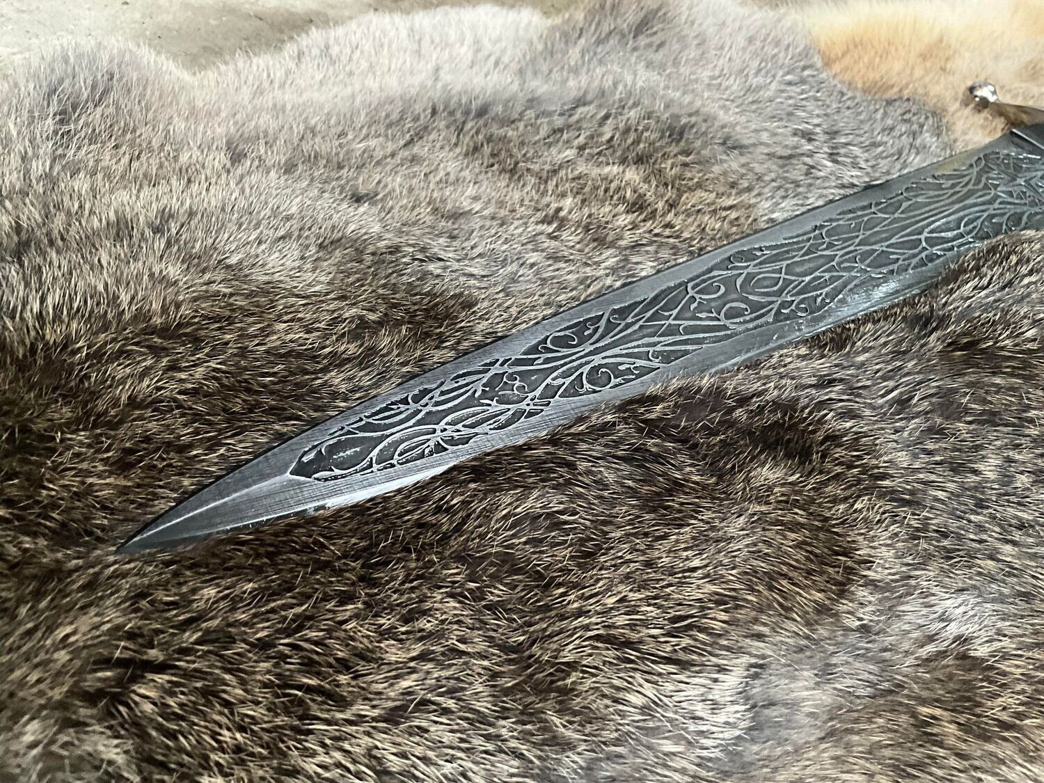 Elven Themed -Customized Cold Steel- Arkansas Toothpick