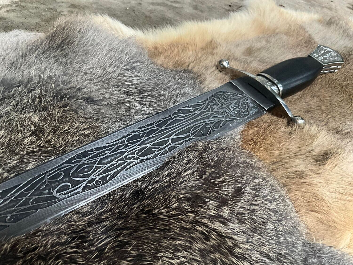 Elven Themed -Customized Cold Steel- Arkansas Toothpick