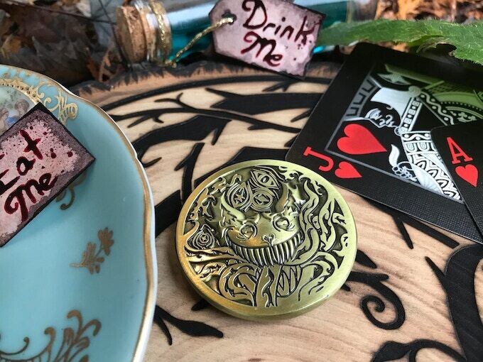 Cheshire Cat Eldritch Tentacle Coin