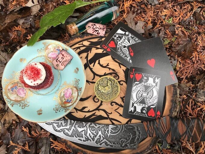 Cheshire Cat Eldritch Tentacle Coin