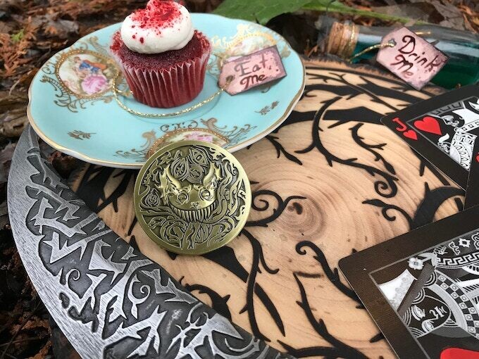 Cheshire Cat Eldritch Tentacle Coin