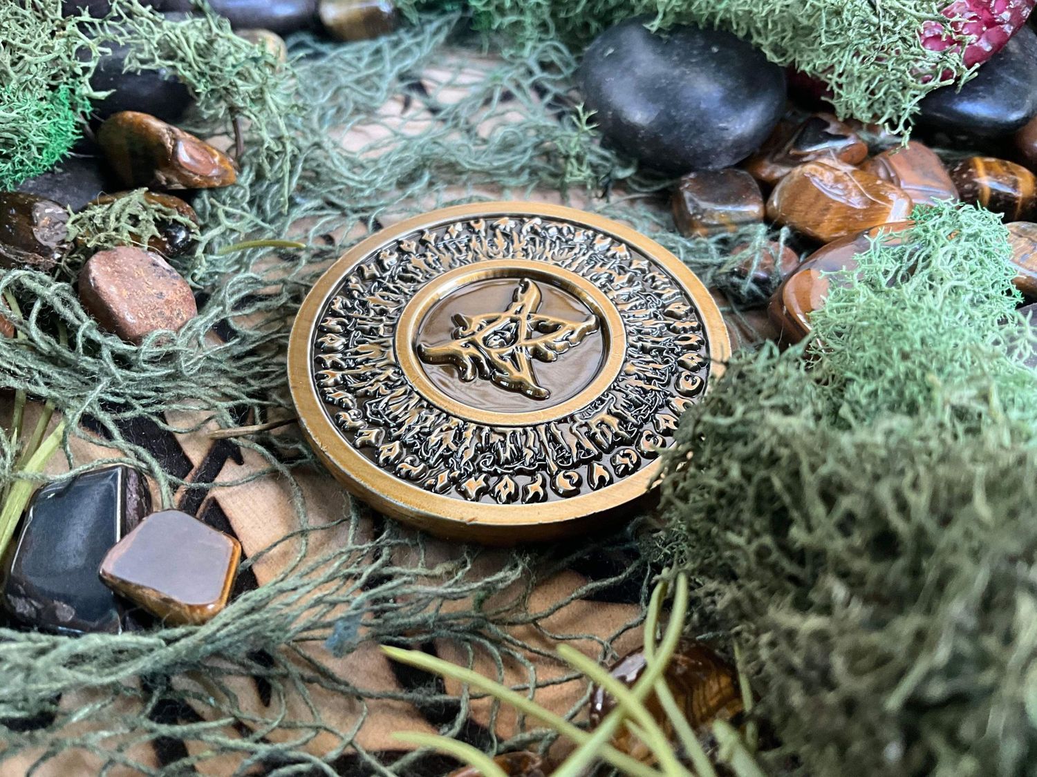 Cthulhu Coin with Great Dreamer and Elder Sign