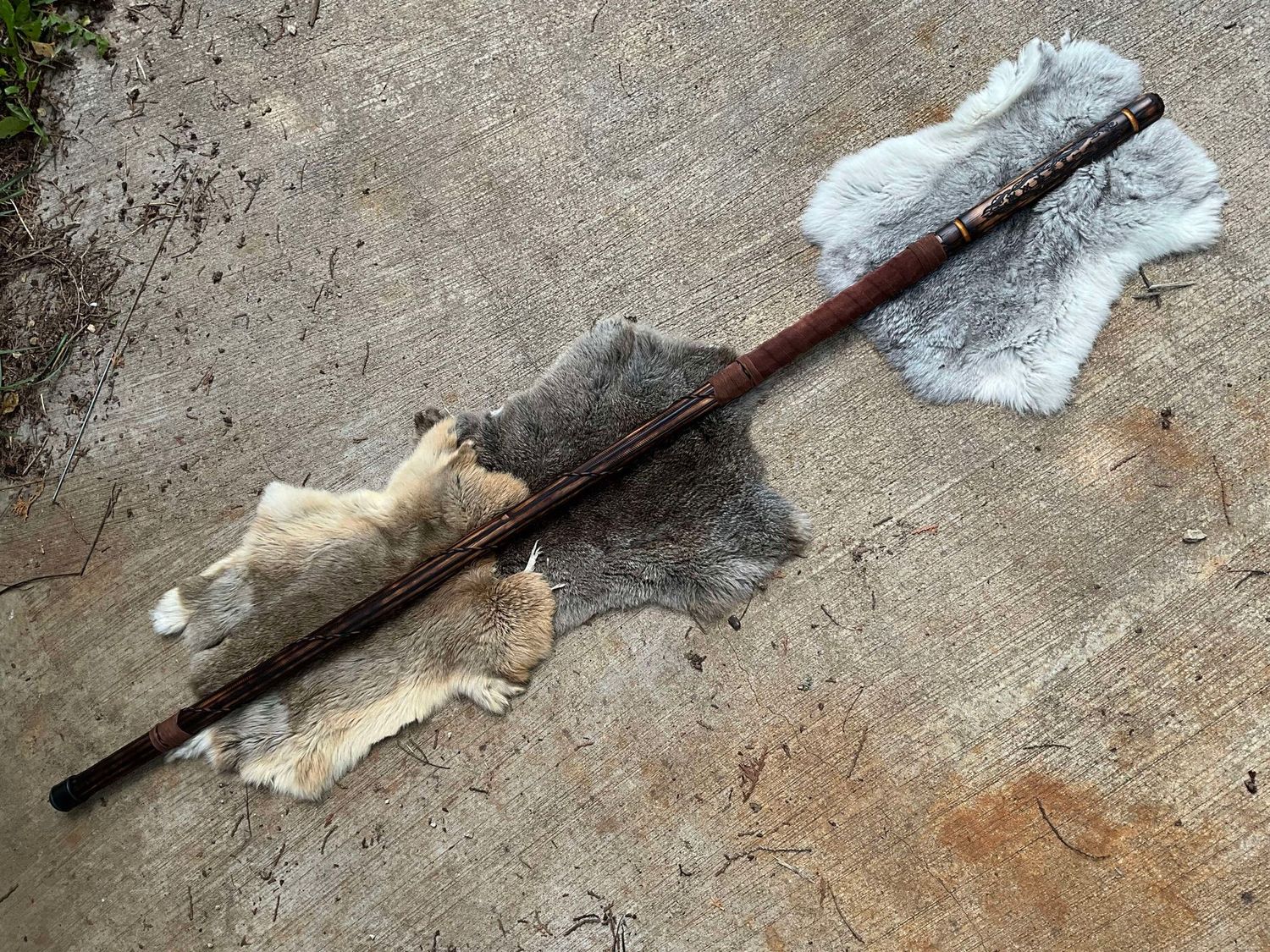 Nidhogg Rune Engraved Quarter Staff