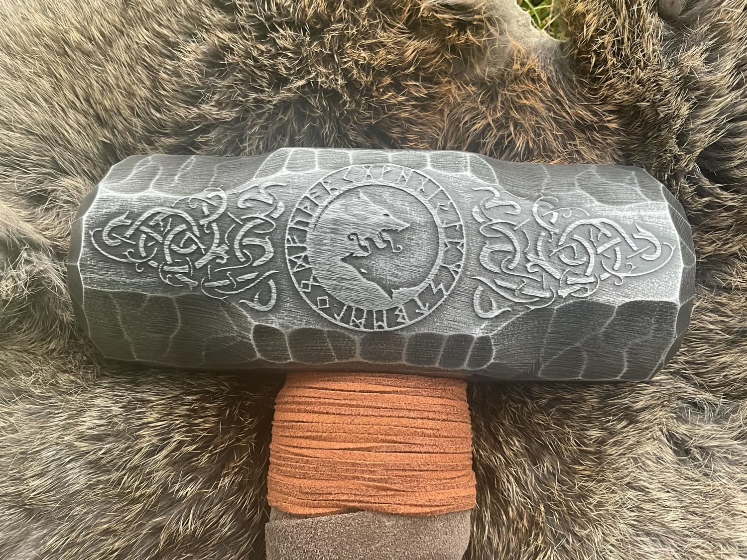 Long Handle Wolf Hammer