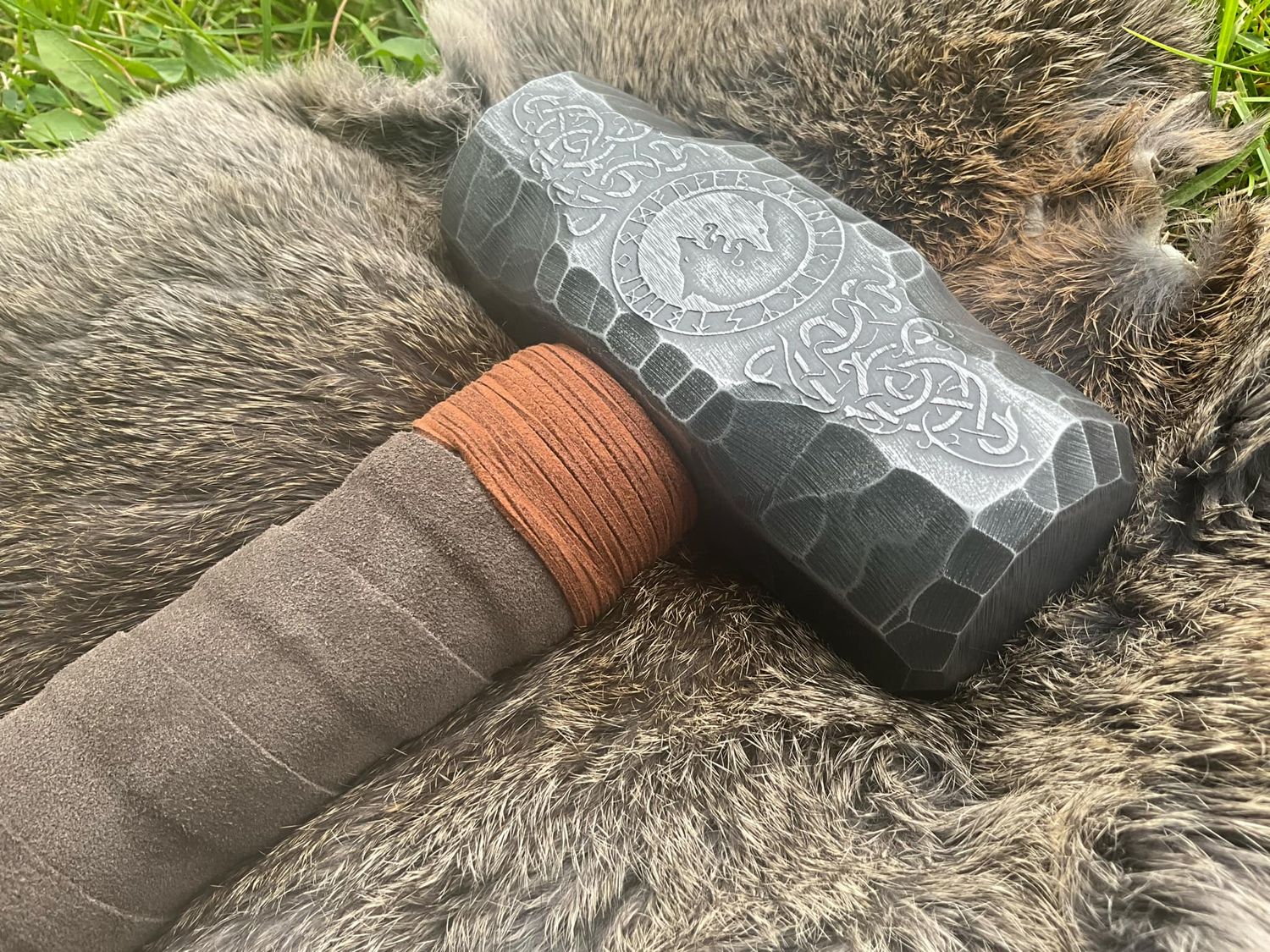 Long Handle Wolf Hammer