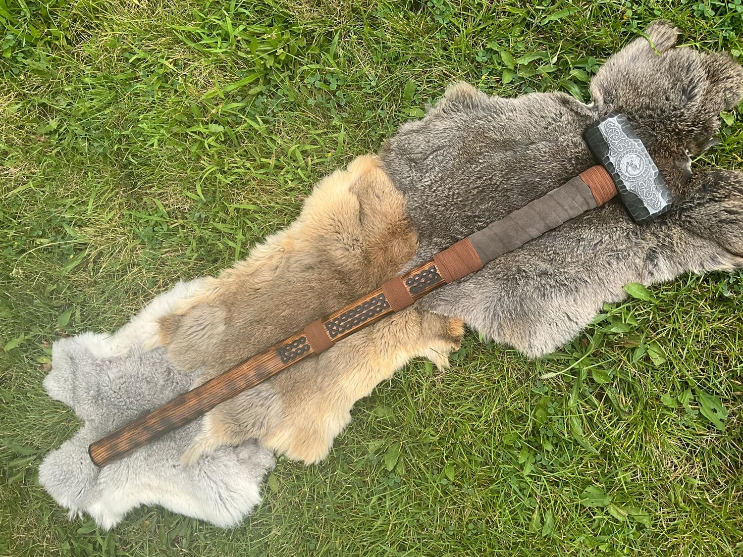 Long Handle Wolf Hammer