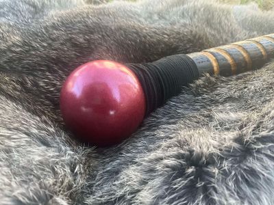 Spiral Blood Orb Staff