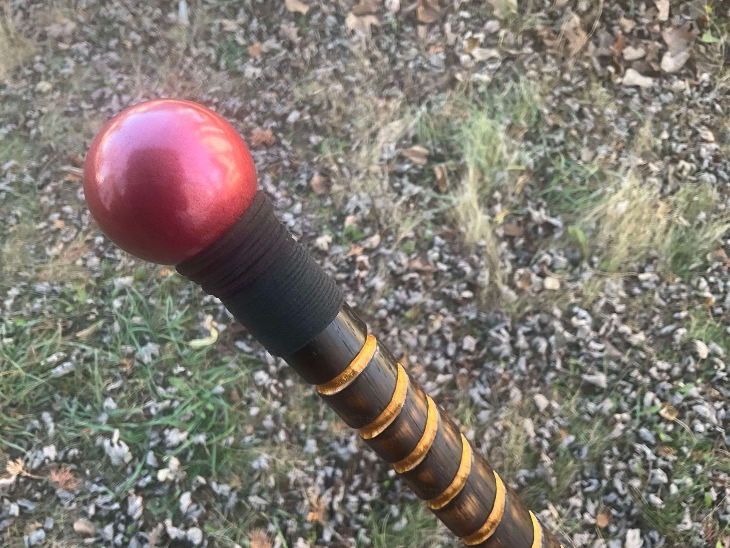 Spiral Blood Orb Staff