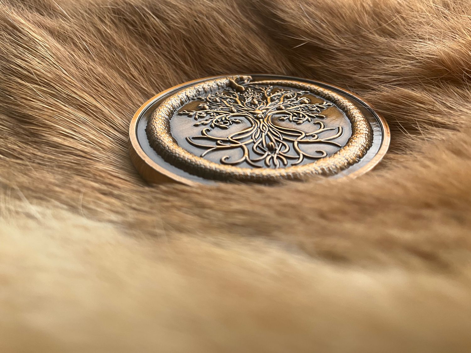 Jörmungandr World Serpent Challenge Coin