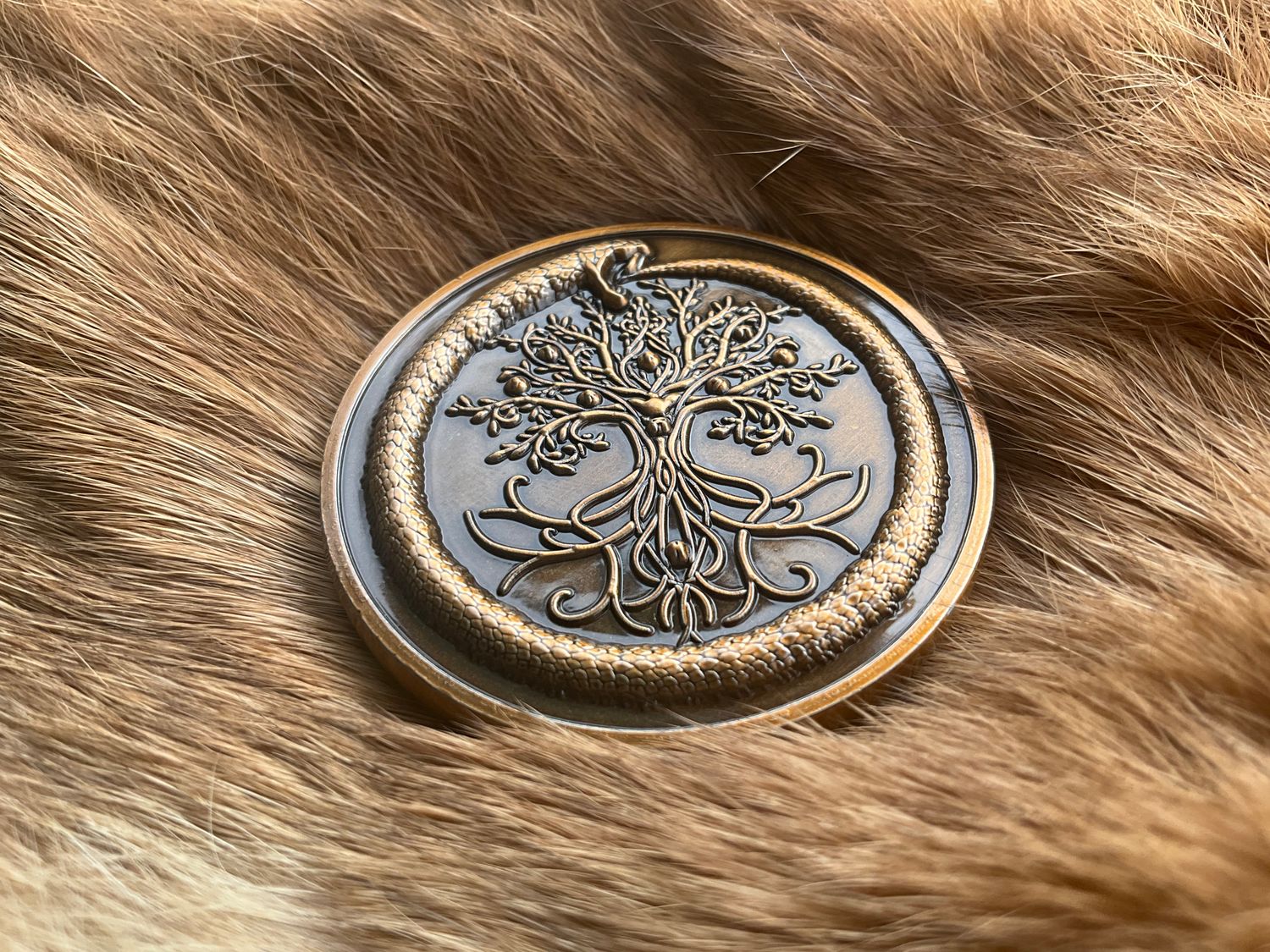 Jörmungandr World Serpent Challenge Coin