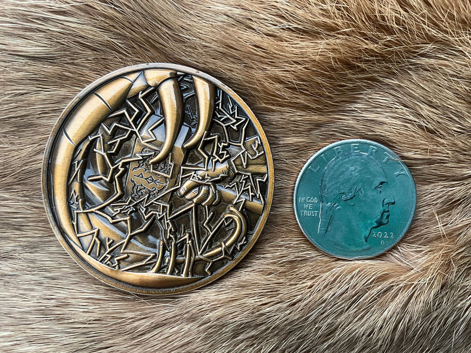 Jörmungandr World Serpent Challenge Coin