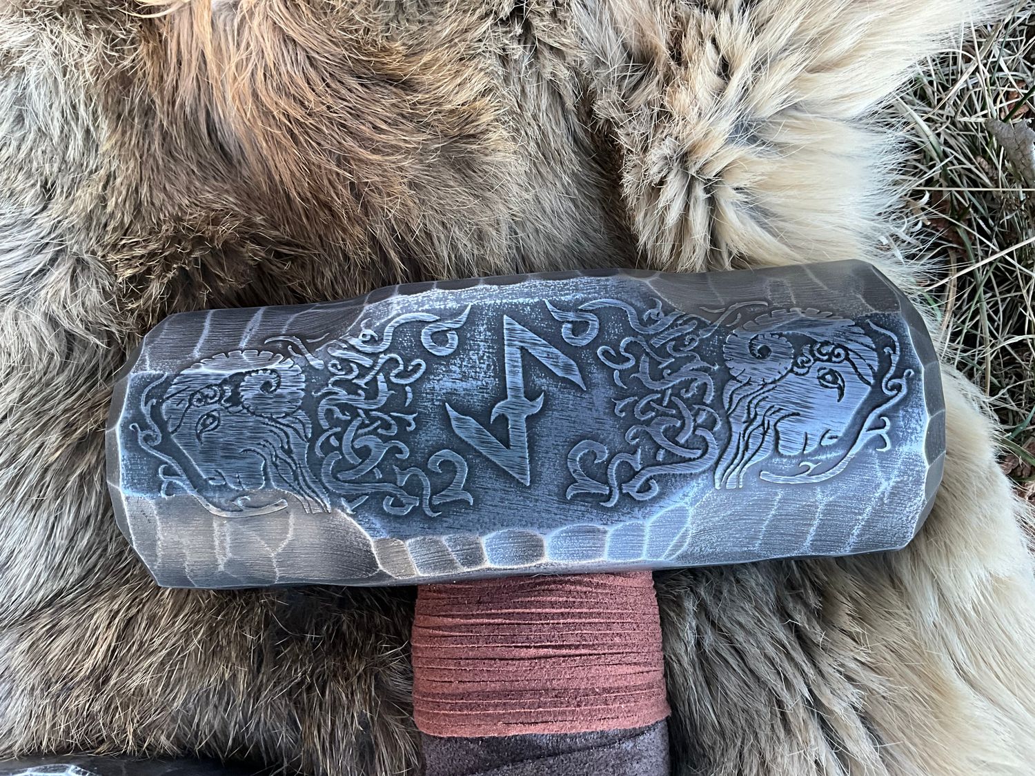 Viking Ram Hammer Set- Carbon Steel Sledge Hammer and Blacksmithing Hammer
