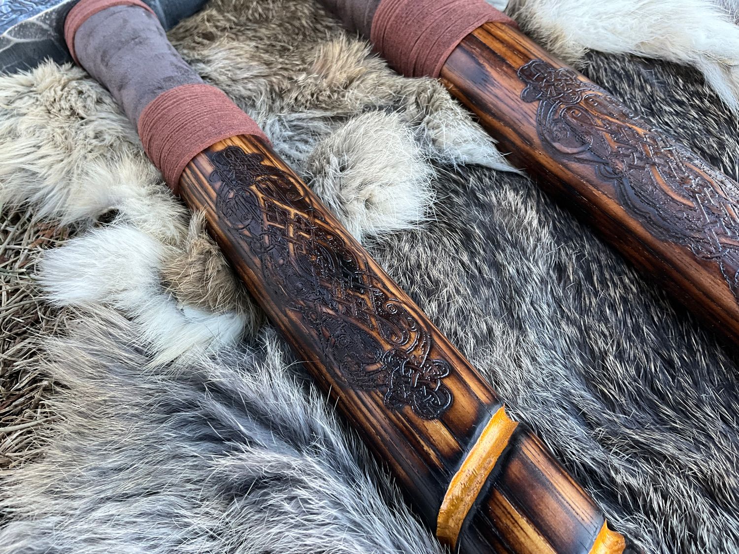 Viking Ram Hammer Set- Carbon Steel Sledge Hammer and Blacksmithing Hammer