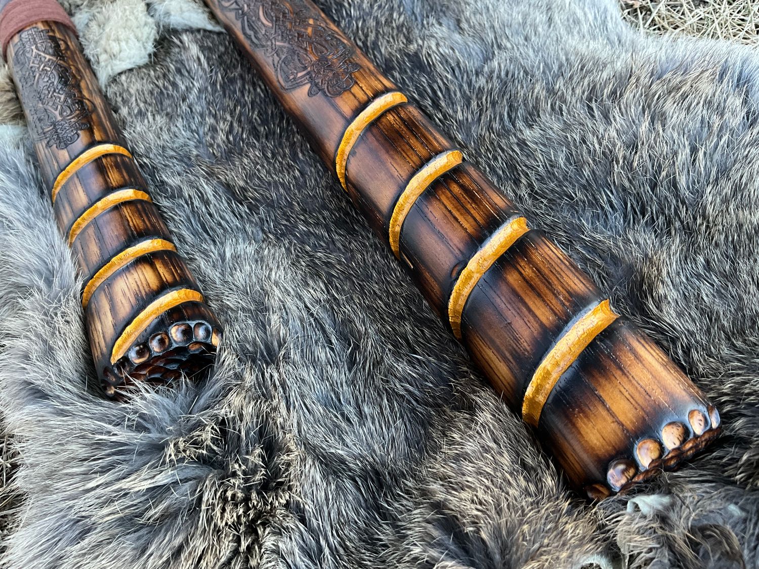Viking Ram Hammer Set- Carbon Steel Sledge Hammer and Blacksmithing Hammer