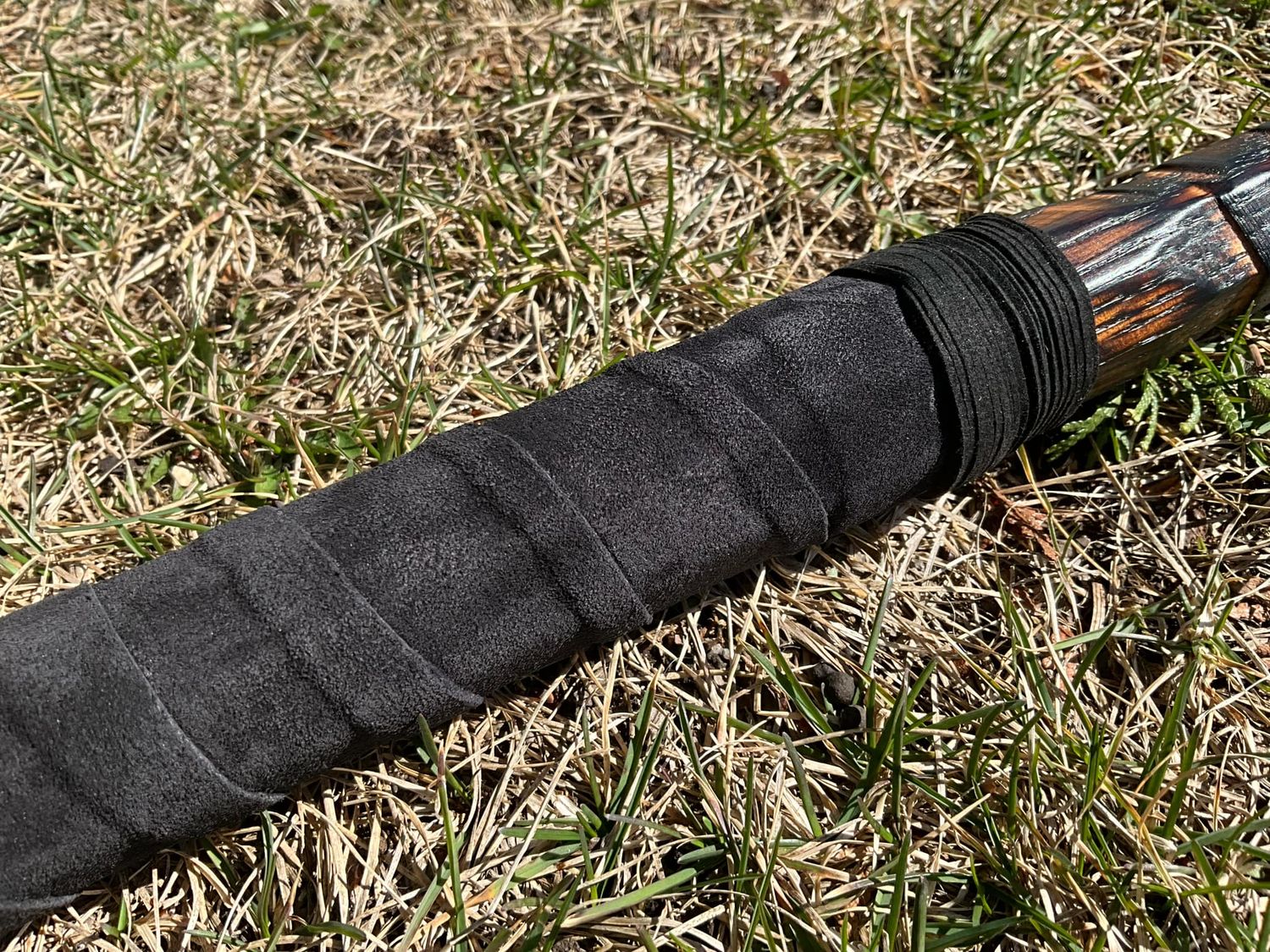 Turquoise Staff of Tides- Solid Oak Wizard Staff